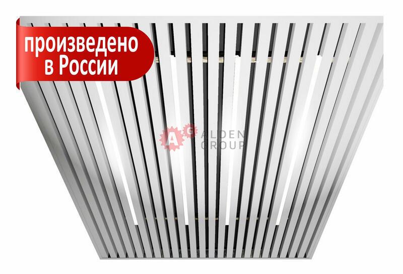 Комплект кубообразного потолка 1,8х1,8м (куб 50*44), цвет белый матовый, светодиодный модуль 0,9м * 4 шт